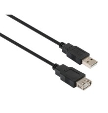 Дата кабель USB 2.0 AM/AF 3.0m Vinga (VCPUSBAMAF3BK)