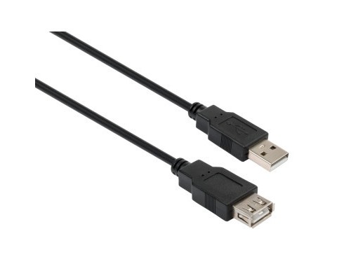 Дата кабель USB 2.0 AM/AF 3.0m Vinga (VCPUSBAMAF3BK)