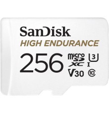 Карта пам'яті SanDisk 256GB microSD class 10 UHS-I U3 V30 High Endurance (SDSQQNR-256G-GN6IA)