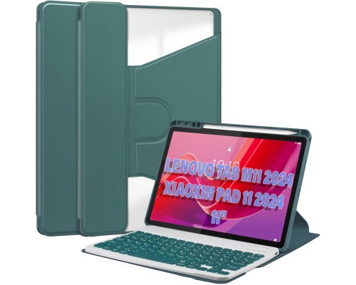 Чохол до планшета BeCover Keyboard 360° Rotatable Lenovo Tab M11 (2024) TB-TB330FU/Xiaoxin Pad 11 (2024) 11