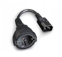 Кабель живлення C14 male to Schuko female 0.15 Cablexpert (PC-SFC14M-01)