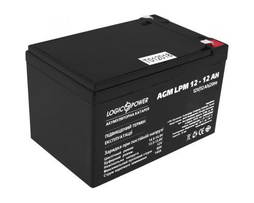 Батарея до ДБЖ LogicPower LPM 12В 12Ач (6550)