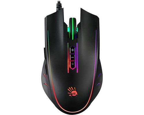 Мишка A4Tech Bloody Q81 Neon XGlide Curve Black