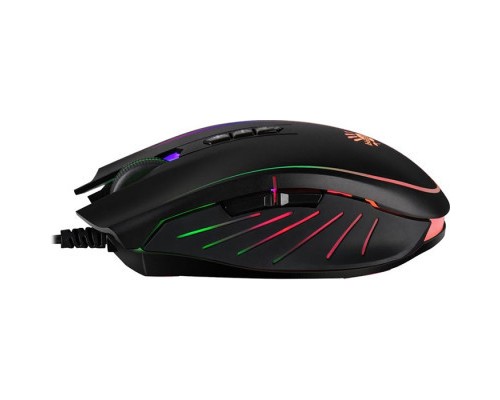 Мишка A4Tech Bloody Q81 Neon XGlide Curve Black