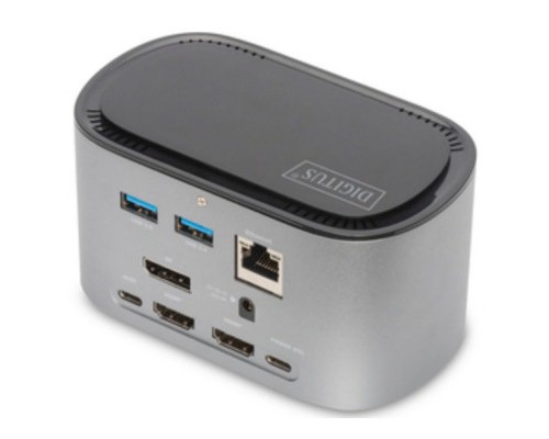 Порт-реплікатор Digitus 11-Port USB-C Docking Station with SSD Enclosure (M.2) (DA-70889)
