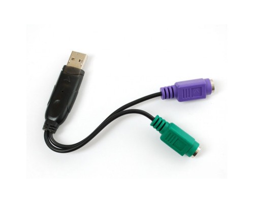 Перехідник Dynamode USB 1.1 A Male - 2*PS/2 (USB to PS/2)