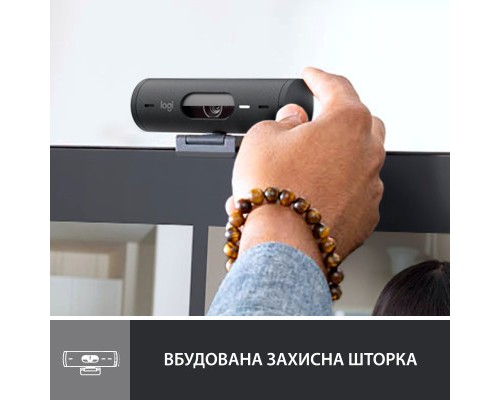 Веб-камера Logitech Brio 500 Graphite (960-001422)