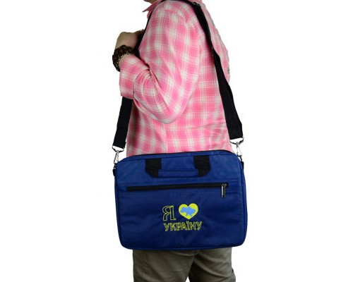 Сумка для ноутбука Porto 12'' PN12 LoveUkraine Blue (PN12DB_LoveUkr)