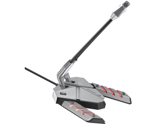 Мікрофон Vertux Streamer-3 LED USB Grey (streamer-3.grey)