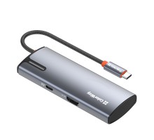 Порт-реплікатор ColorWay Docking Station USB-C 5-в-1 Type C PD 100W/USB3.0х3/HDMI 4К (CW-HUB01)