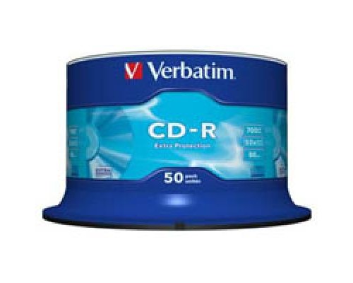 Диск CD Verbatim CD-R 700Mb 52x Cake box 50 Extra (43351)