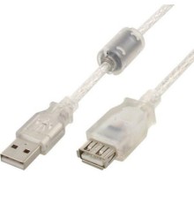 Дата кабель USB 2.0 AM/AF 3.0m Cablexpert (CCF-USB2-AMAF-TR-10)