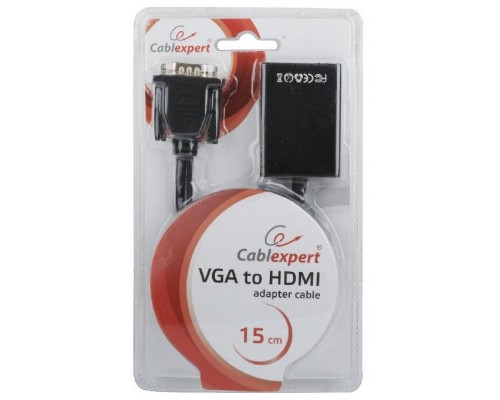 Перехідник VGA to HDMI Cablexpert (A-VGA-HDMI-01)