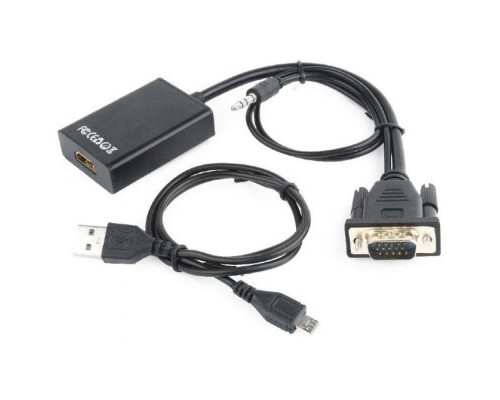 Перехідник VGA to HDMI Cablexpert (A-VGA-HDMI-01)