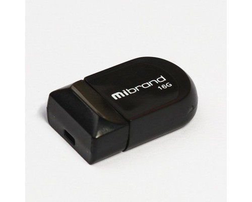 USB флеш накопичувач Mibrand 16GB Scorpio Black USB 2.0 (MI2.0/SC16M3B)