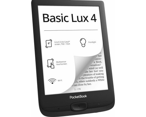 Електронна книга Pocketbook 618 Basic Lux 4, Black (PB618-P-CIS)