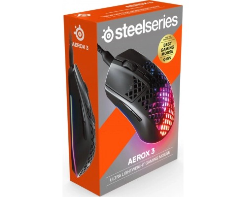 Мишка SteelSeries Aerox 3 Onyx USB Black (62611)