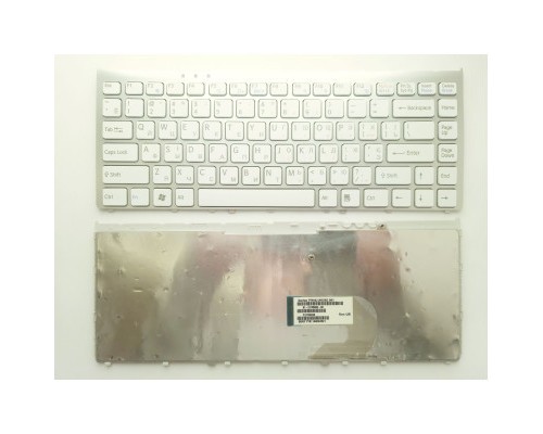 Клавіатура ноутбука Sony VGN-FW series белая UA (A43345)