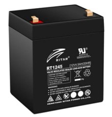 Батарея до ДБЖ Ritar AGM RT1245, 12V-4.5Ah, Black (RT1245B)