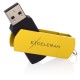 USB флеш накопичувач eXceleram 32GB P2 Series Yellow2/Black USB 2.0 (EXP2U2Y2B32)