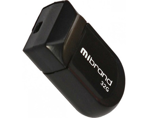USB флеш накопичувач Mibrand 32GB Scorpio Black USB 2.0 (MI2.0/SC32M3B)