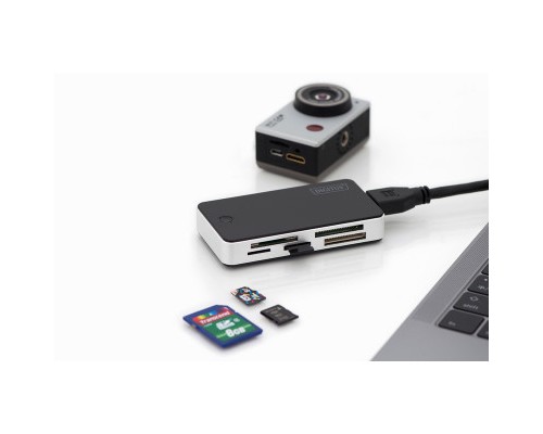 Зчитувач флеш-карт Digitus USB 3.0 All-in-one (DA-70330-1)
