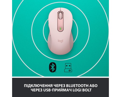 Мишка Logitech Signature M650 L Wireless Rose (910-006237)