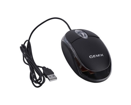 Мишка Gemix GM105 USB black (GM105Bk)