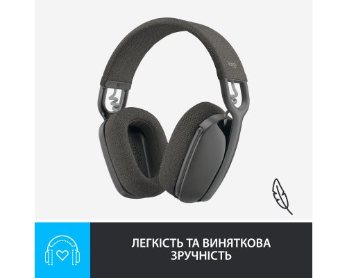 Навушники Logitech Zone Vibe 100 Wireless Graphite (981-001213)