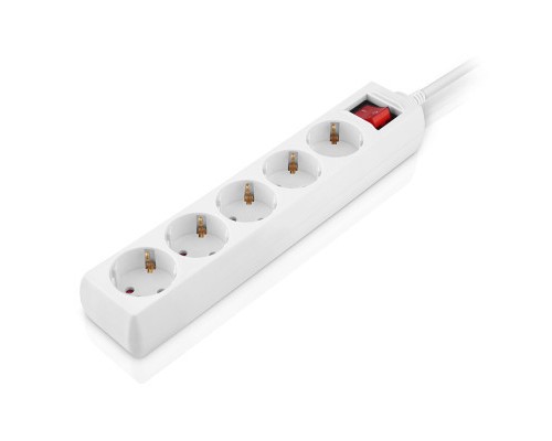 Мережевий фільтр живлення REAL-EL RS-Protect M 1.8m, white (EL122300025)