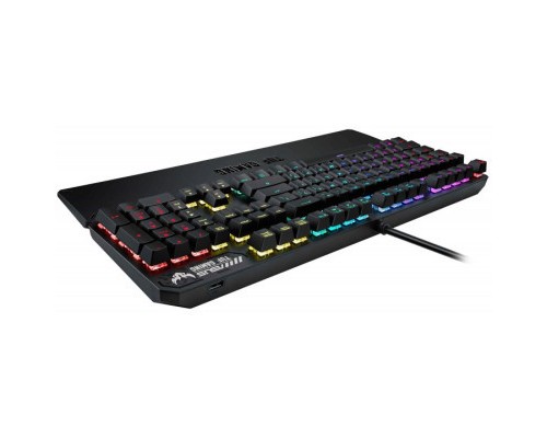 Клавіатура ASUS TUF Gaming K3 Kailh Brown Switches USB UA Black (90MP01Q1-BKMA00)