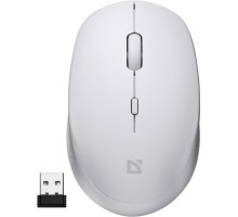 Мишка Defender Auris MB-027 Silent Wireless White (52028)