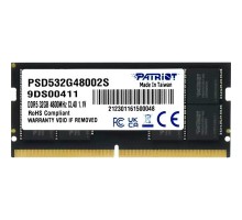 Модуль пам'яті для ноутбука SoDIMM DDR5 32GB 4800 MHz Patriot (PSD532G48002S)