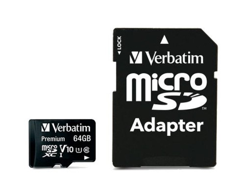 Карта пам'яті Verbatim 64GB microSDHC Class 10 (44084)