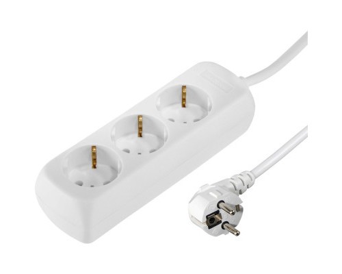 Мережевий фільтр живлення Hama 3xSchuko, 1.5мм, 1.4м (00030381)