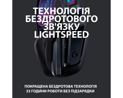 Навушники Logitech G535 Lightspeed Wireless Gaming Headset Black (981-000972)