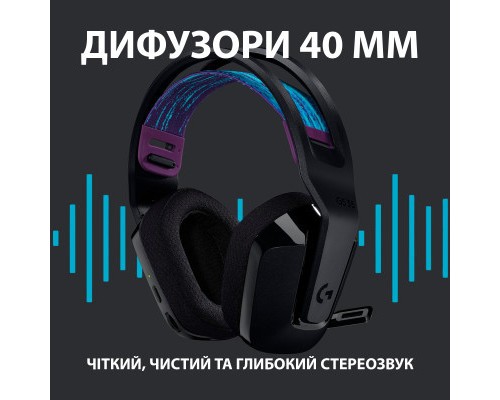 Навушники Logitech G535 Lightspeed Wireless Gaming Headset Black (981-000972)