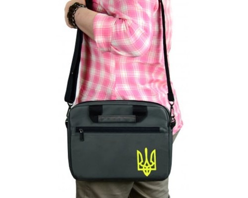 Сумка для ноутбука Porto 12'' PN12 TRIZUB Gray (PN12GY_TRIZ)