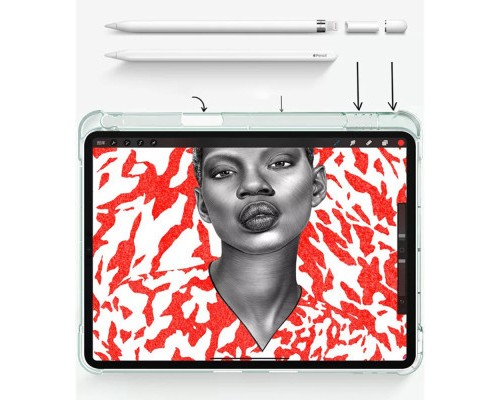 Чохол до планшета BeCover TPU Edge mount Apple Pencil Apple iPad 10.9