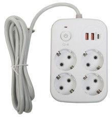 Мережевий фільтр живлення XoKo XK-SP-4-2-1-WH