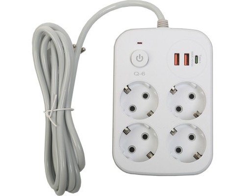 Мережевий фільтр живлення XoKo XK-SP-4-2-1-WH