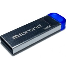 USB флеш накопичувач Mibrand 64GB Falcon Silver-Blue USB 2.0 (MI2.0/FA64U7U)