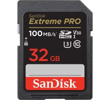 Карта пам'яті SanDisk 32GB SD class 10 UHS-I U3 V30 Extreme PRO (SDSDXXO-032G-GN4IN)