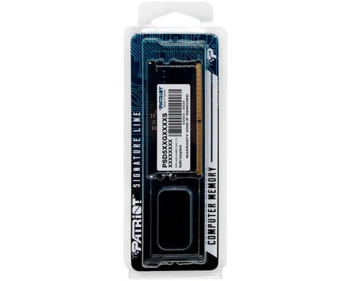 Модуль пам'яті для ноутбука SoDIMM DDR5 8GB 4800 MHz Patriot (PSD58G480041S)
