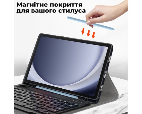 Чохол до планшета AirOn Premium Samsung Galaxy Tab A9 Plus 11'' 2023 + Bluetooth Keyboard (4822352781115)