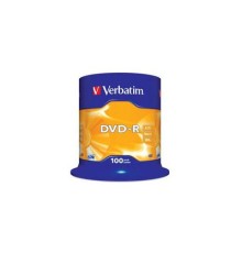 Диск DVD Verbatim 4.7Gb 16X CakeBox 100шт (43549)