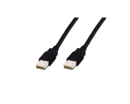 Дата кабель USB 2.0 AM/AM 1.0m Digitus (AK-300100-010-S)