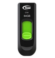USB флеш накопичувач Team 64GB C141 Green USB 2.0 (TC14164GG01)