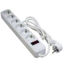 Мережевий фільтр живлення Patron 1.8m (SP-1062W), 6 розеток White (EXT-PN-SP-1062W)