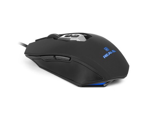 Мишка REAL-EL RM-525 Black